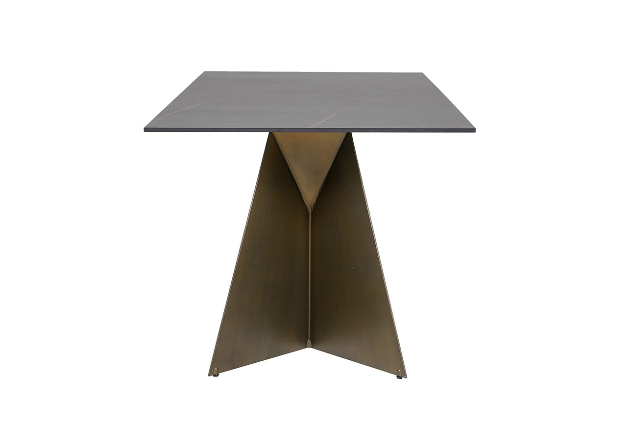 Orin Black Stone XL Dining Table 1800 Golden Black reduced-Dining Table-Renaissance Design Studio