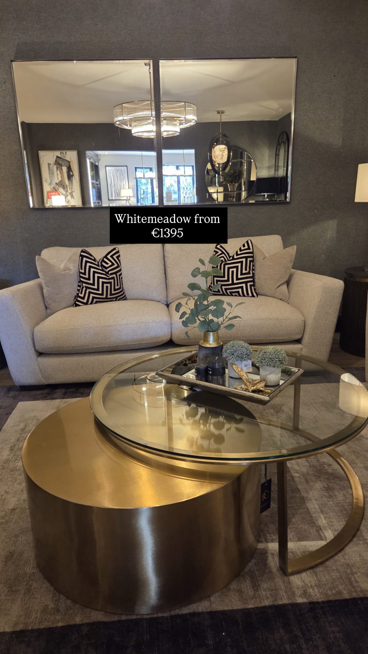 Orla Designer nest of coffee tables-Renaissance Design Studio