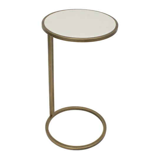 Oscar Round Sofa Table-sofa table-Renaissance Design Studio