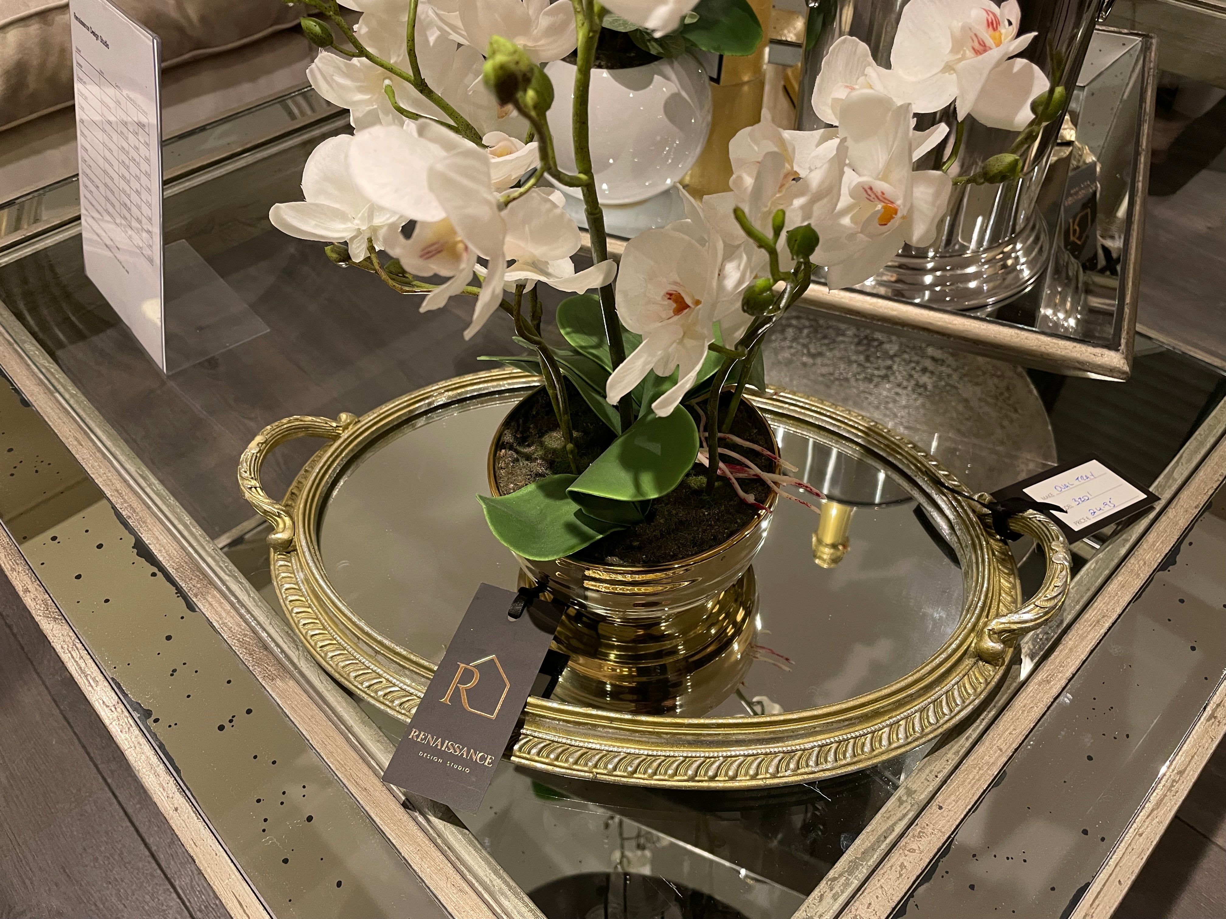 Oval tray €24.95 HALF PRICE-Decorative Trays-Renaissance Design Studio