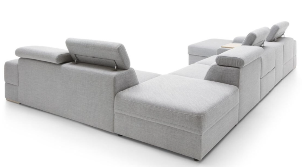 Palermo Cinema Sofa group with 2 electric recliners included 293cm