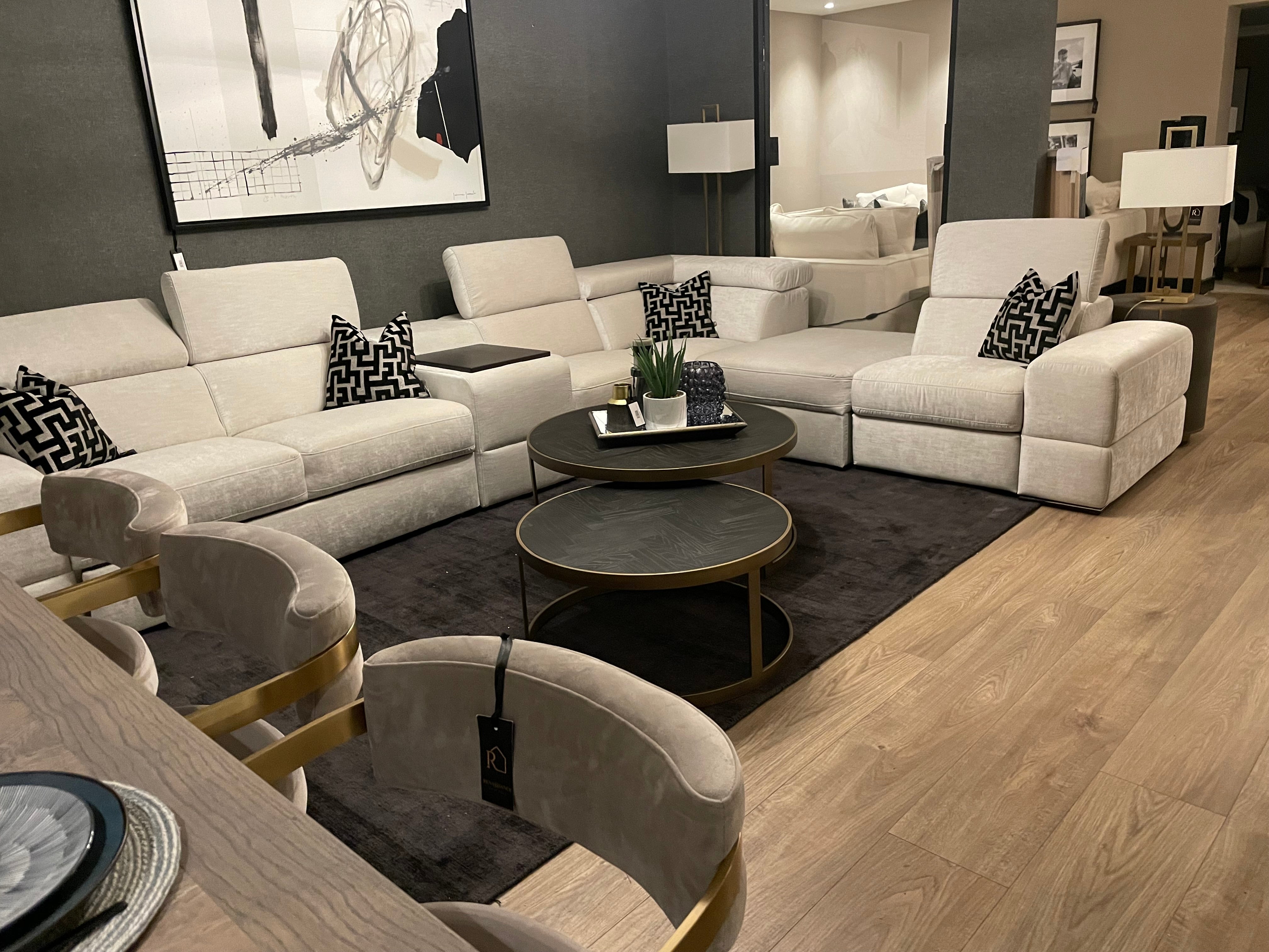 Palermo sectional sofa group with recliner plus bed plus bar 1 only at this price-Sofa-Renaissance Design Studio