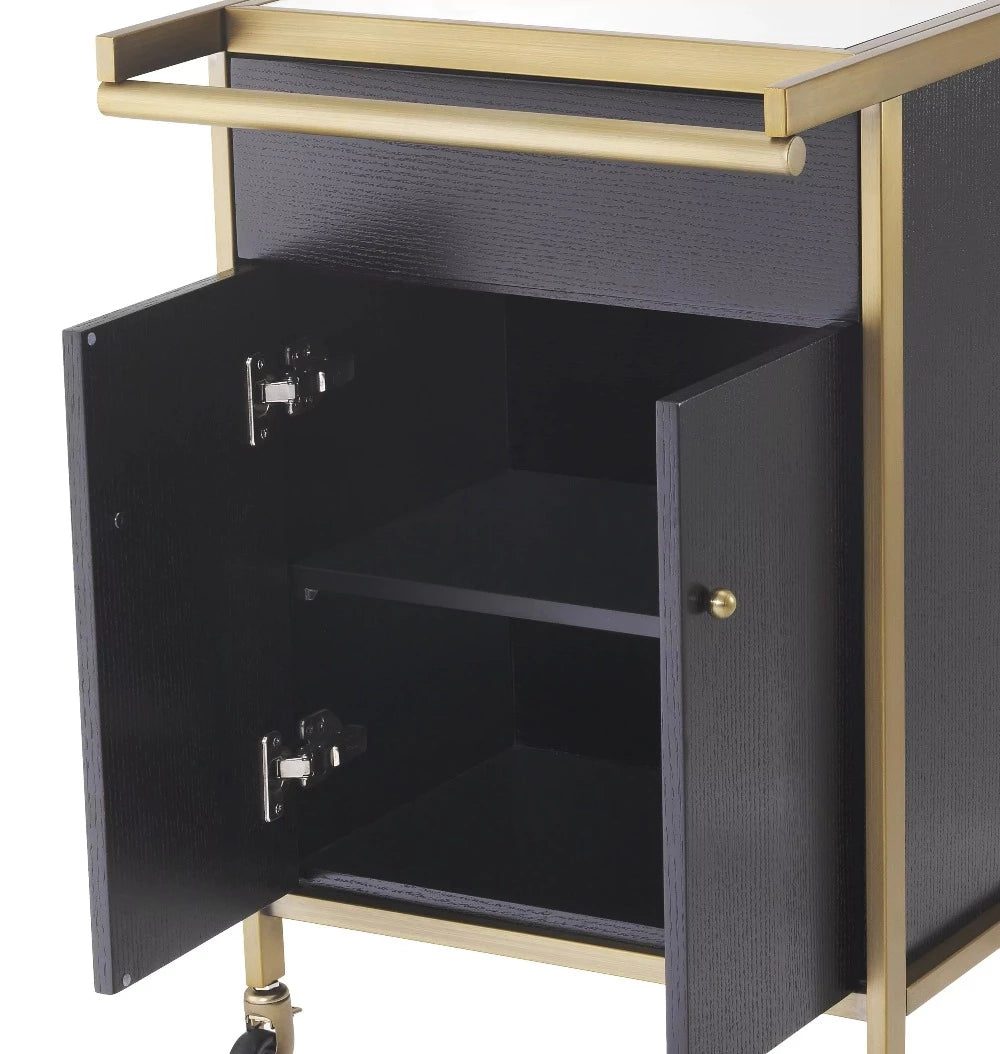Paris Eiffel Bar Trolley by Eichholtz reduced 40% off . 1 only-Renaissance Design Studio