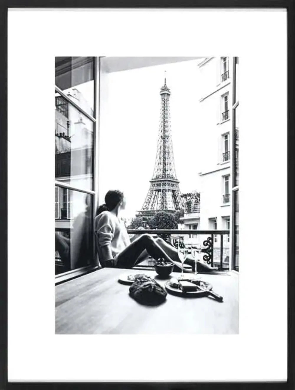 Paris view Framed Art-Renaissance Design Studio