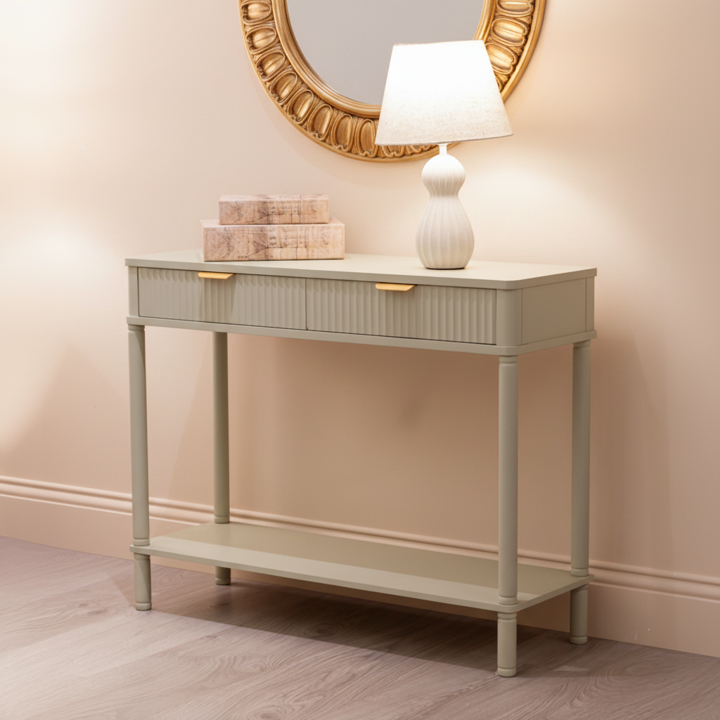 Parker Console Table w 2 or 3 drawers limited stock nett price ( limited stock)-console table-Renaissance Design Studio