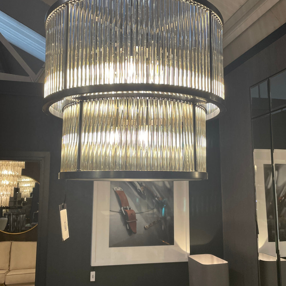 Pasadena Chandelier in Bronze by Eichholtz