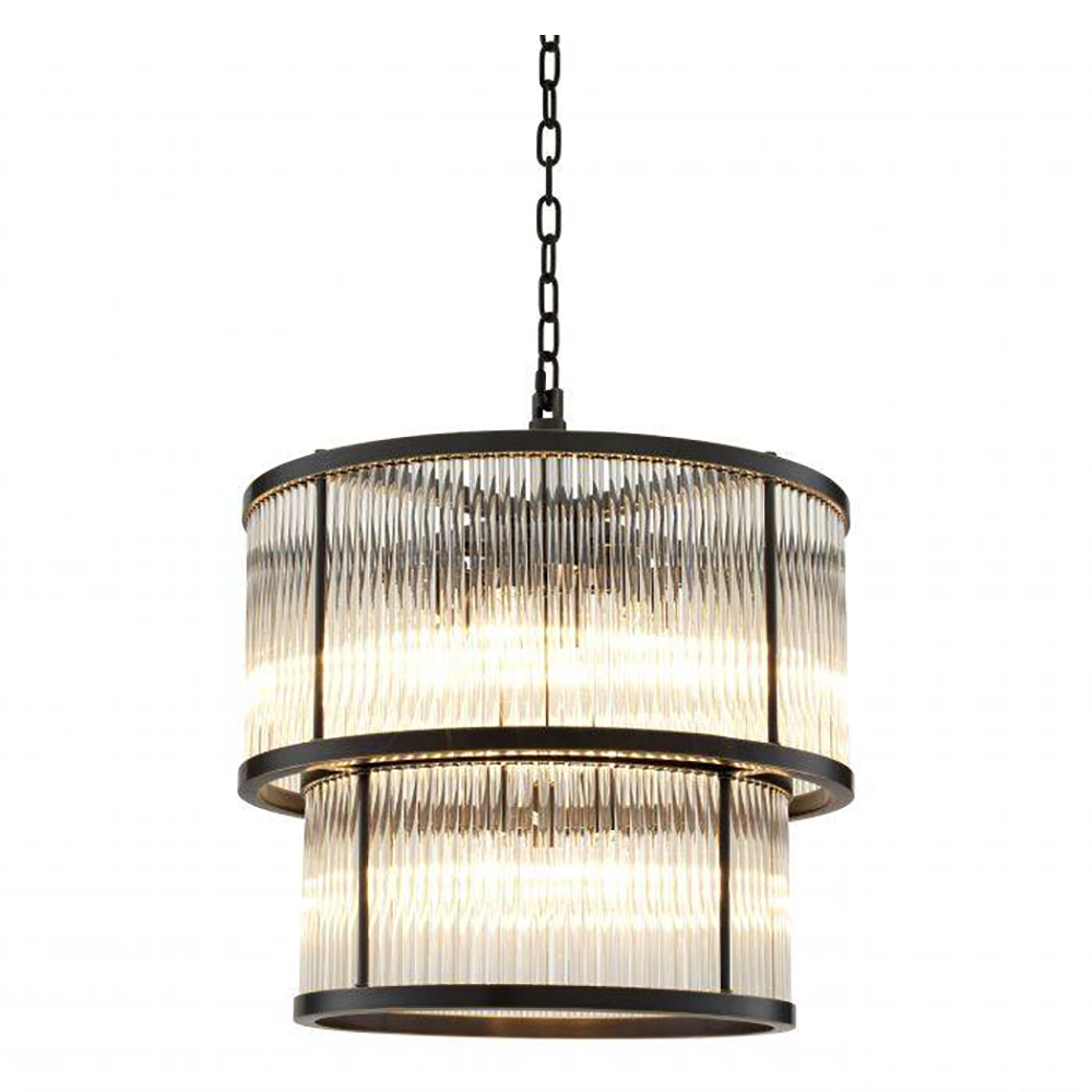 Pasadena Chandelier in Bronze by Eichholtz