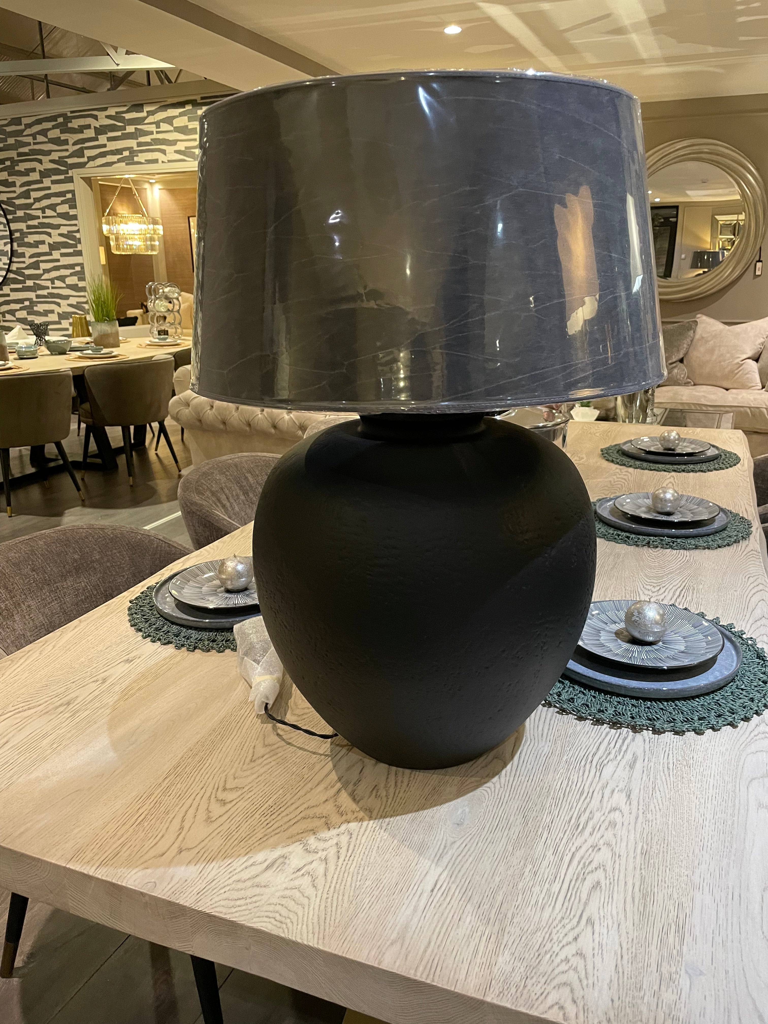 Pasadena Large Black NORD table Lamp-table lamp-Renaissance Design Studio