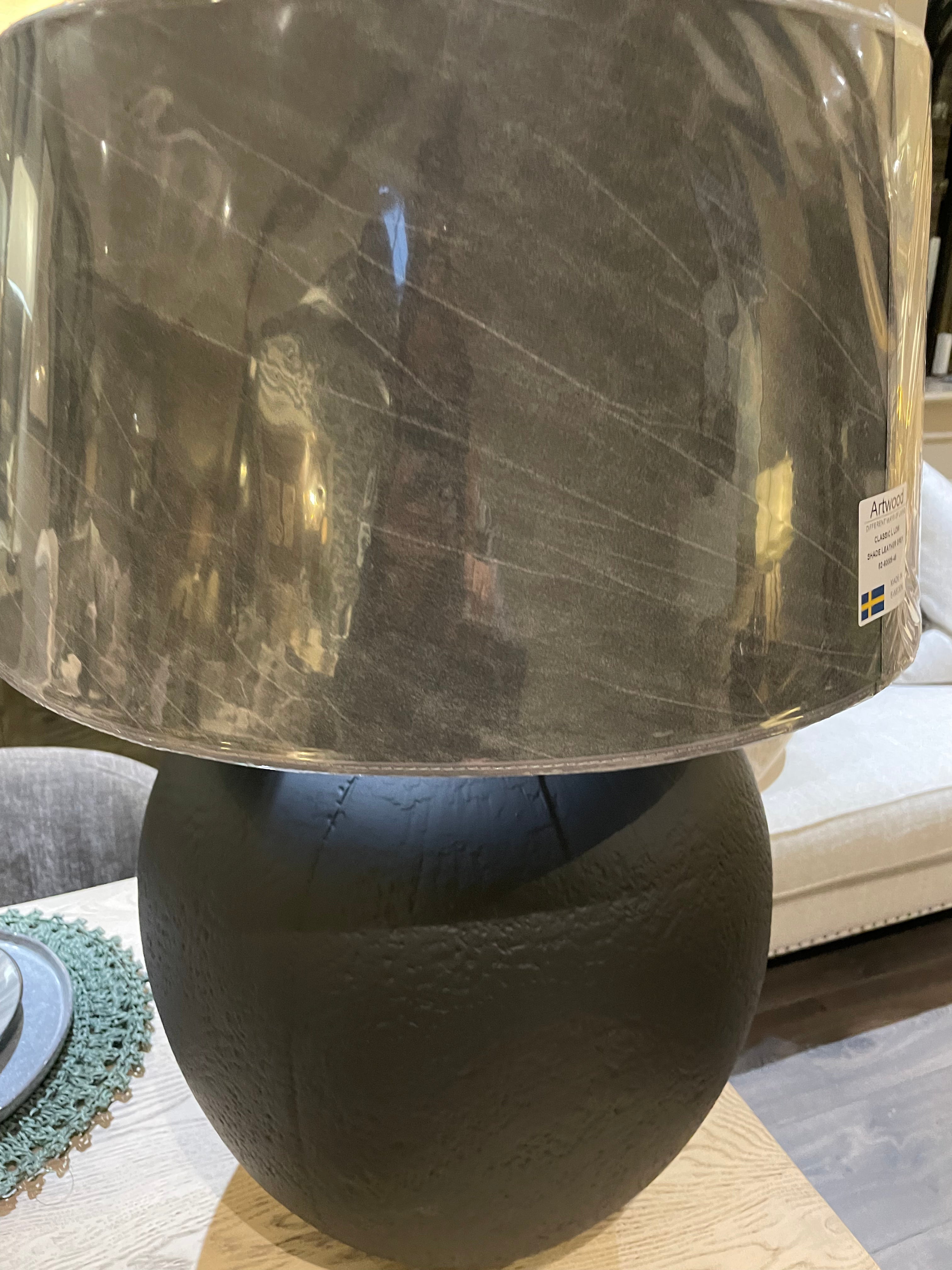 Pasadena Large Black NORD table Lamp-table lamp-Renaissance Design Studio