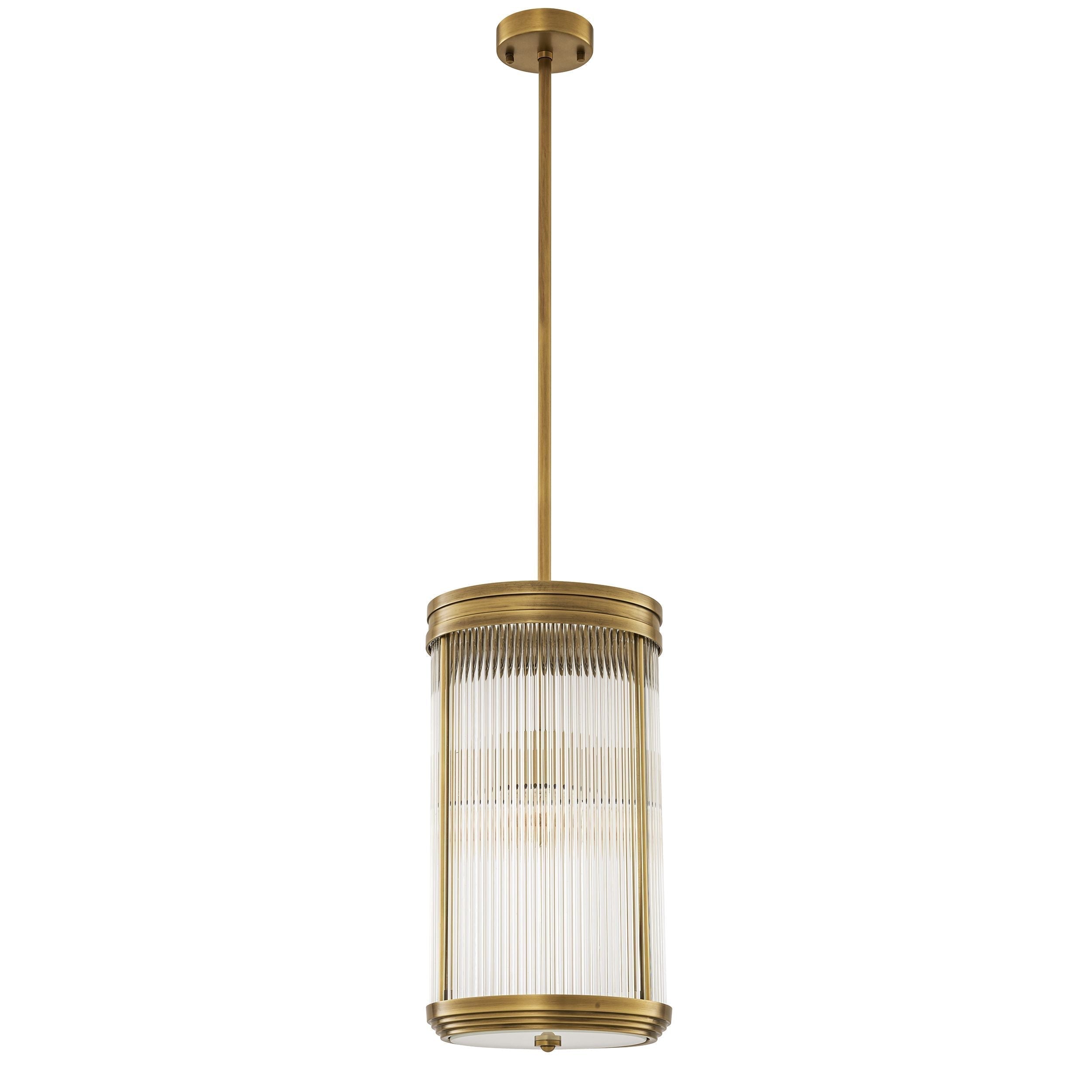 Pendant Rosseau L'antique pendant brass finish by Eichholtz.-Renaissance Design Studio