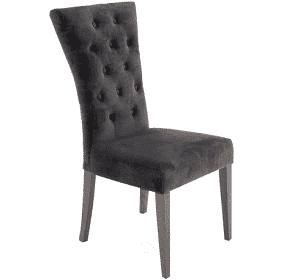 Pennridge dining chair velvet charcoal