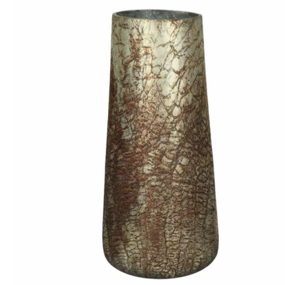 Planeta Vase in bronze merge-Vase-Renaissance Design Studio