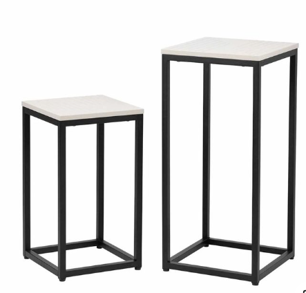 Plant Stand Side Set Of Tables-Renaissance Design Studio