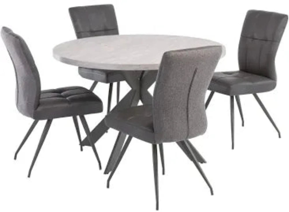 Portelli  round contemporary dining table w spider leg