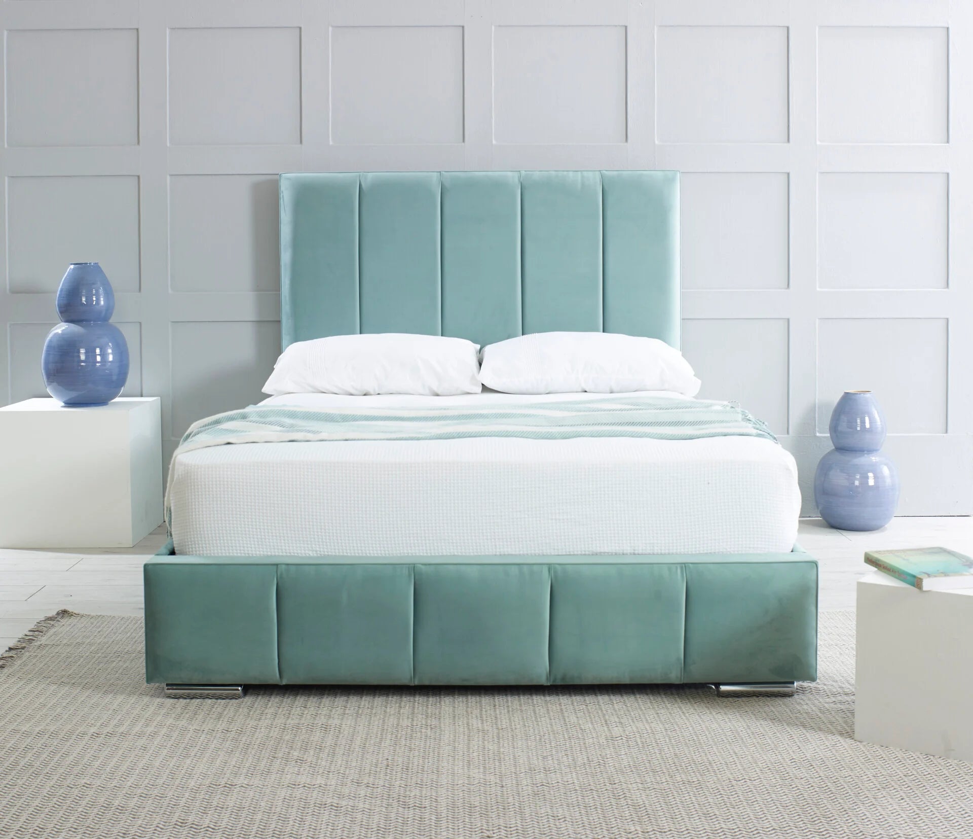 Praline bed frame custom made-Renaissance Design Studio