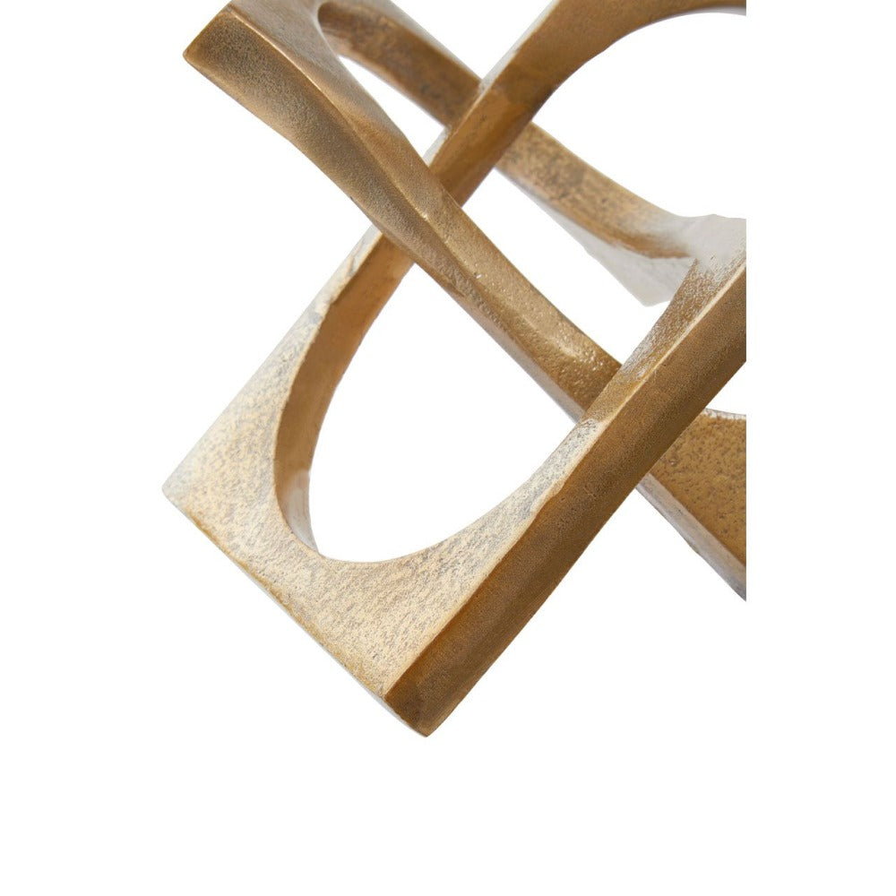 PRATO GOLD FINISH SCULPTURE-Renaissance Design Studio