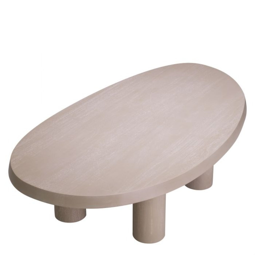 Prelude Oval Coffee Table by Eichholtz-Coffee Table-Renaissance Design Studio