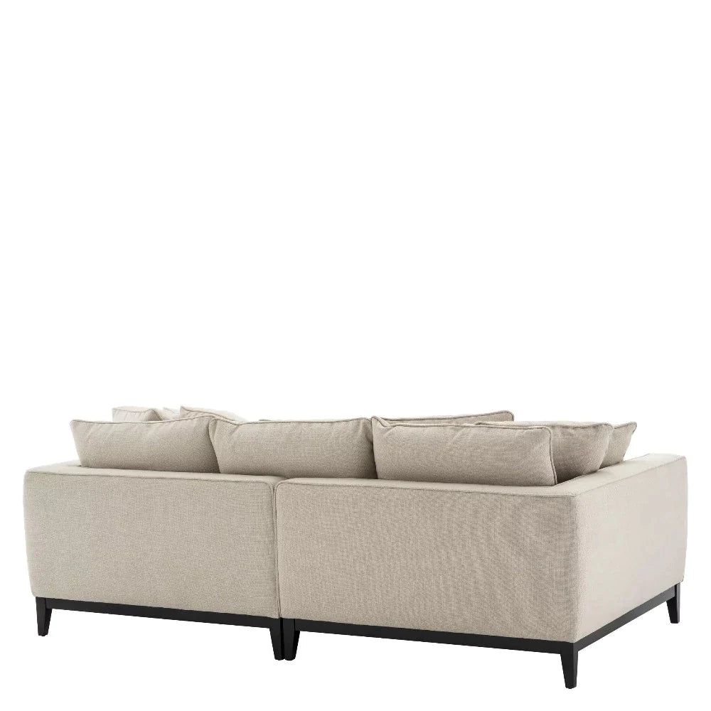 Príncipe  Designer sofa  and armchair with wooden plinth   by Eichholtz  Save up to 30%