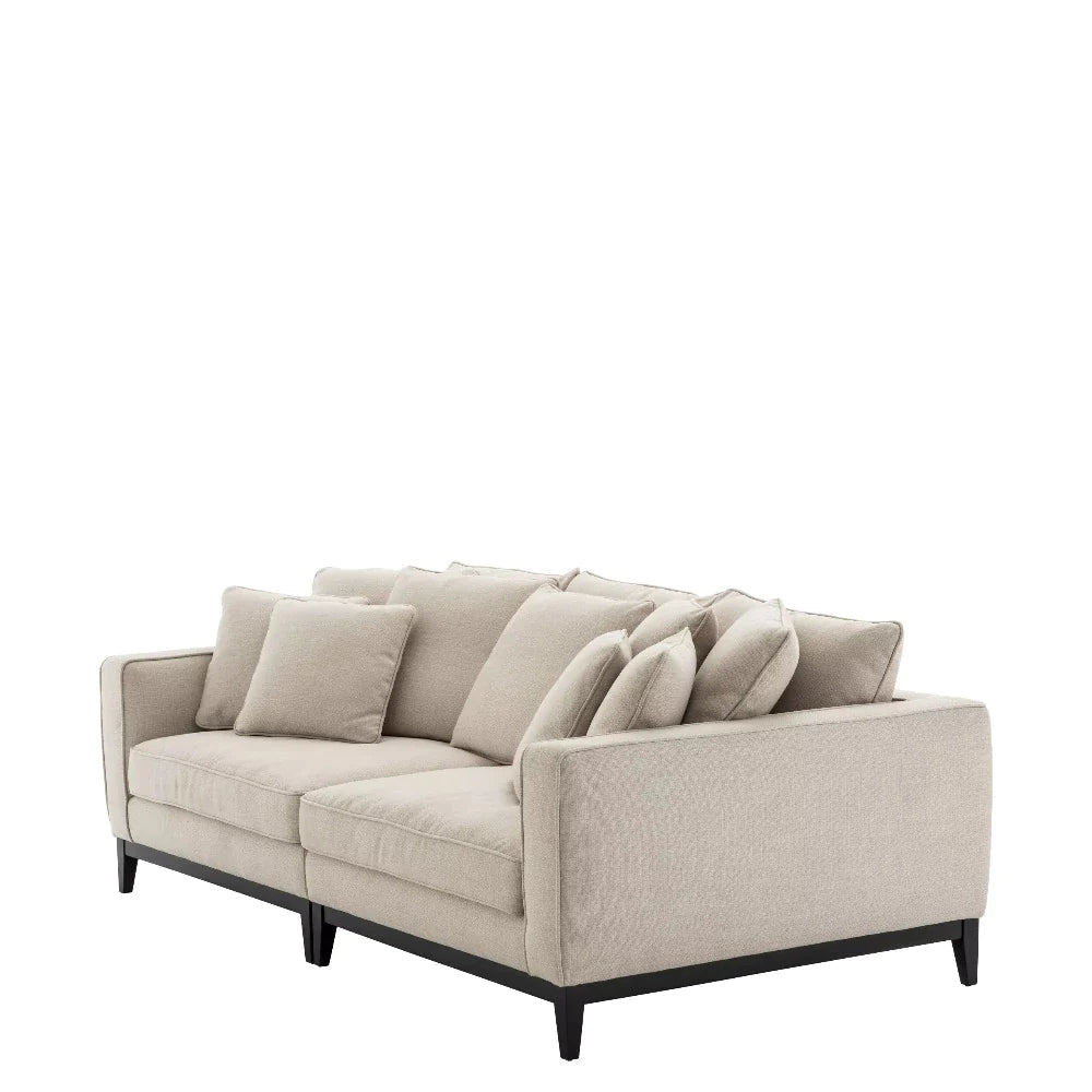 Príncipe  Designer sofa  and armchair with wooden plinth   by Eichholtz  Save up to 30%