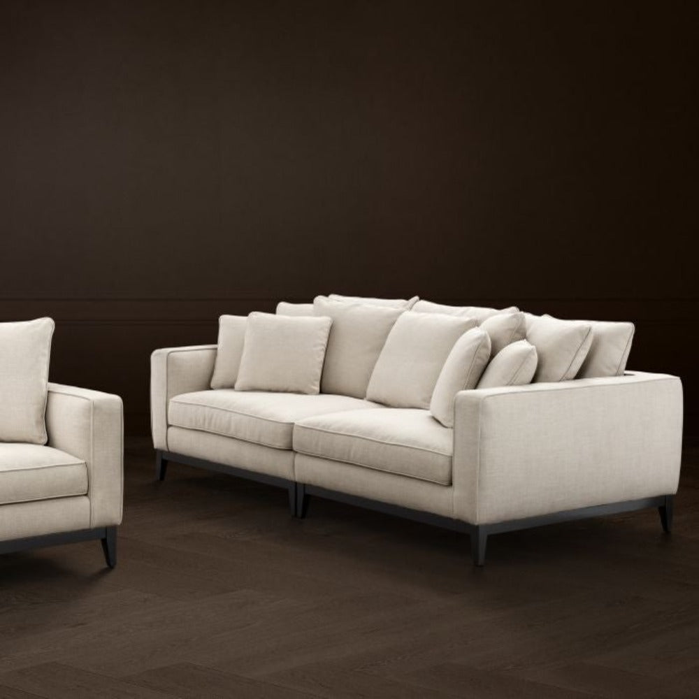 Príncipe  Designer sofa  in Panama Natural by Eichholtz save up to 40% ex display