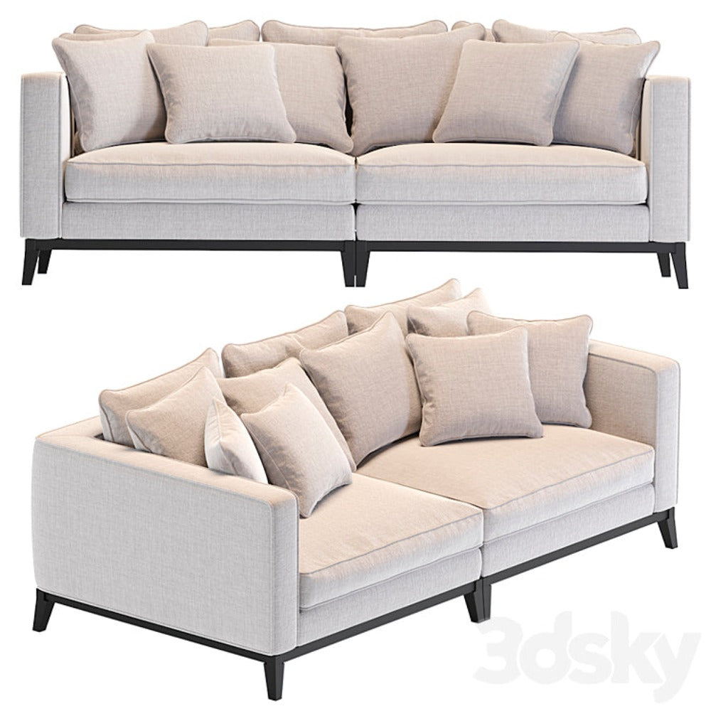 Príncipe  Designer sofa  in Panama Natural by Eichholtz save up to 40% ex display