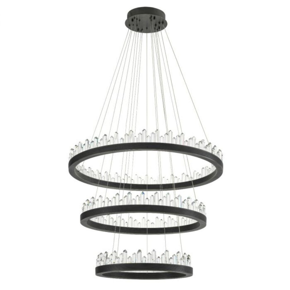 Randall bronze chandelier by Eichholtz