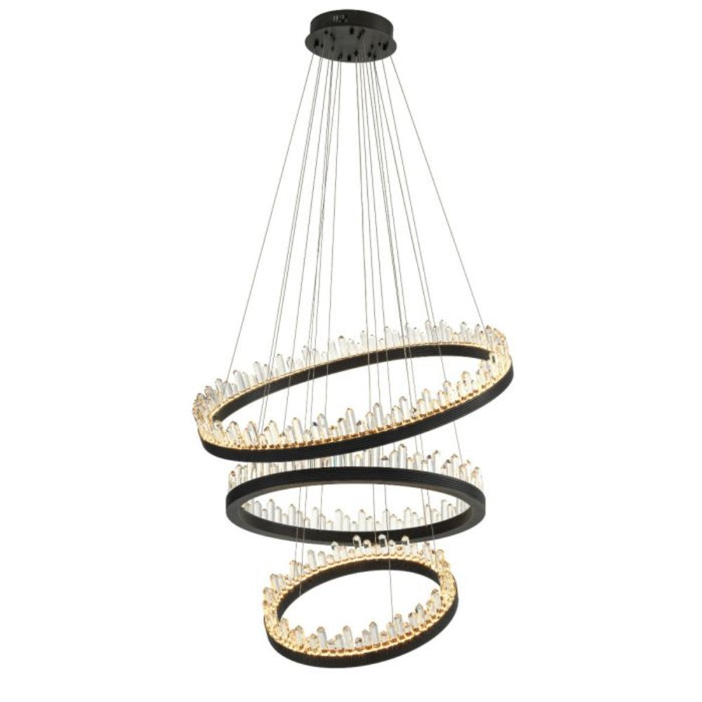 Randall bronze chandelier by Eichholtz