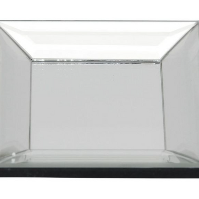 Rectangle Mitre  Mirrored Tray Clearance Offer