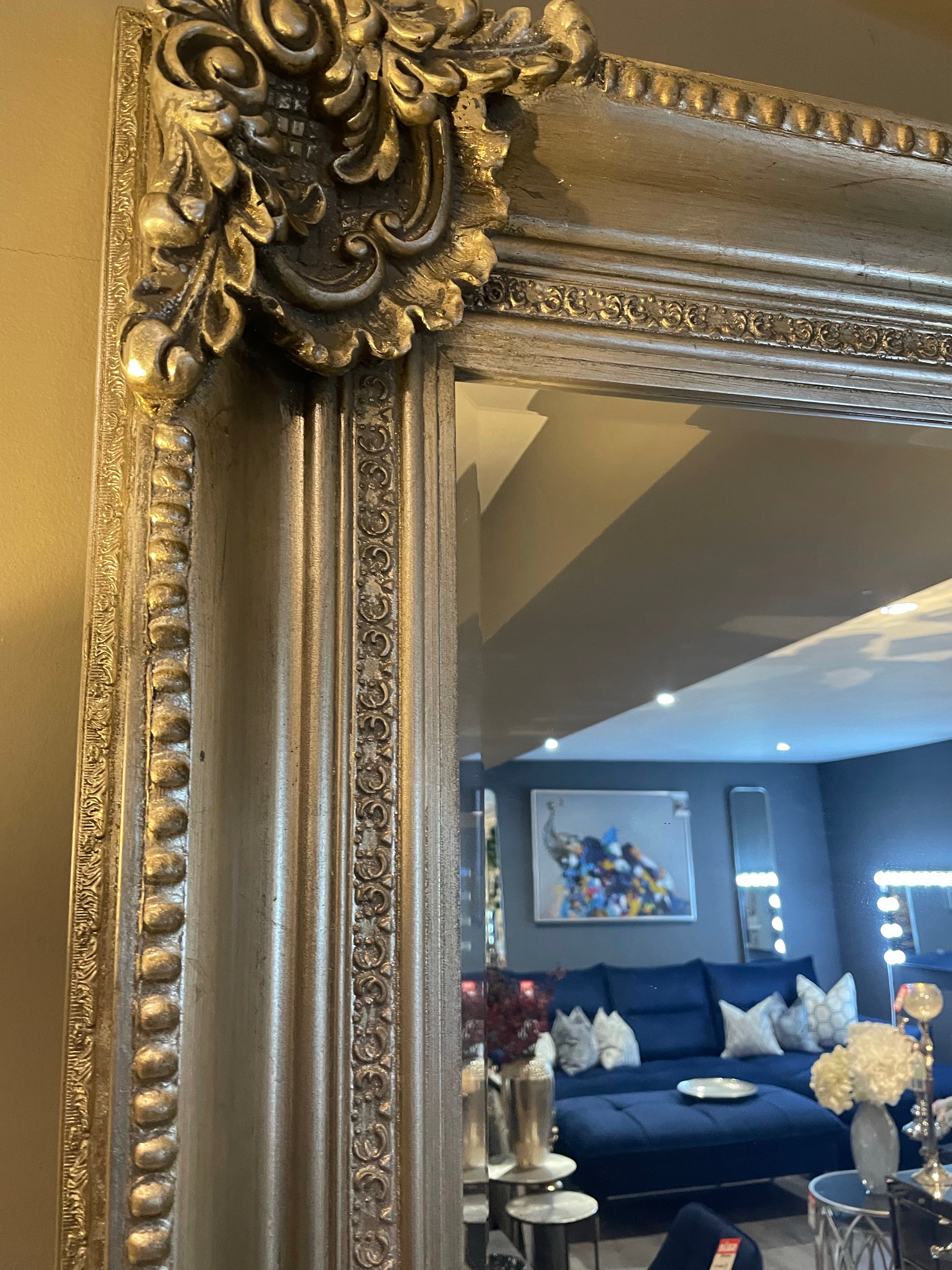 Regal oversized French mirror 210 cm-Renaissance Design Studio