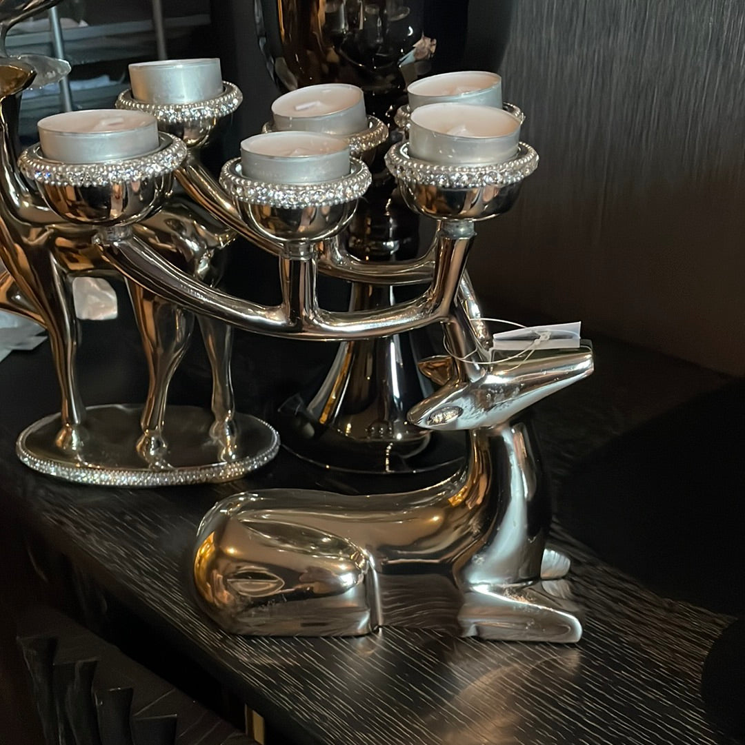 Reindeer Tealight Candle Holder - 1/2 Price-Renaissance Design Studio