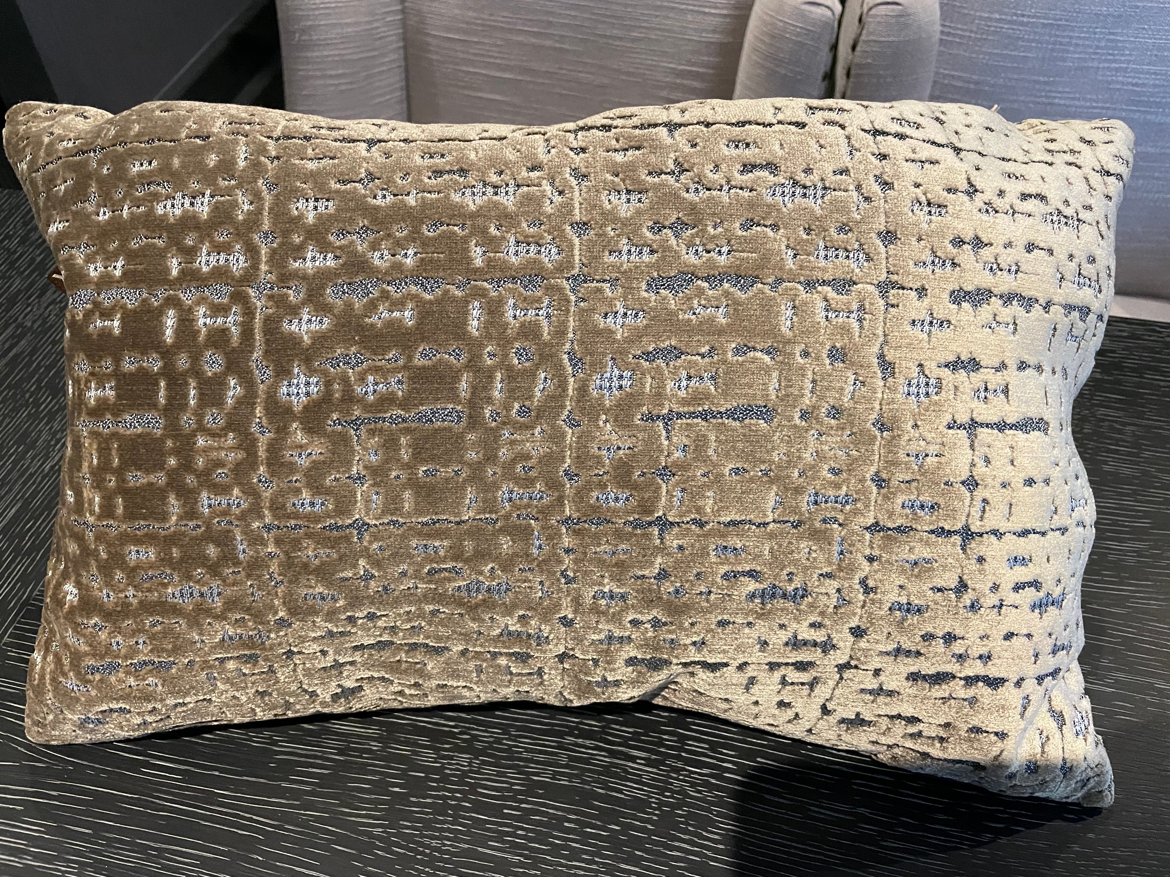 Relic taupe textured cushion by Scatterbox. reduced-Renaissance Design Studio