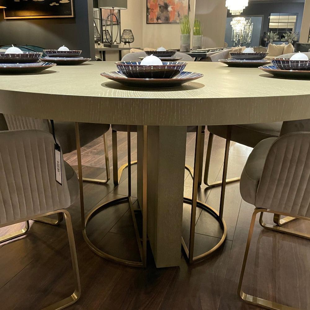 Remington dining table by Eichholtz-Dining table round-Renaissance Design Studio