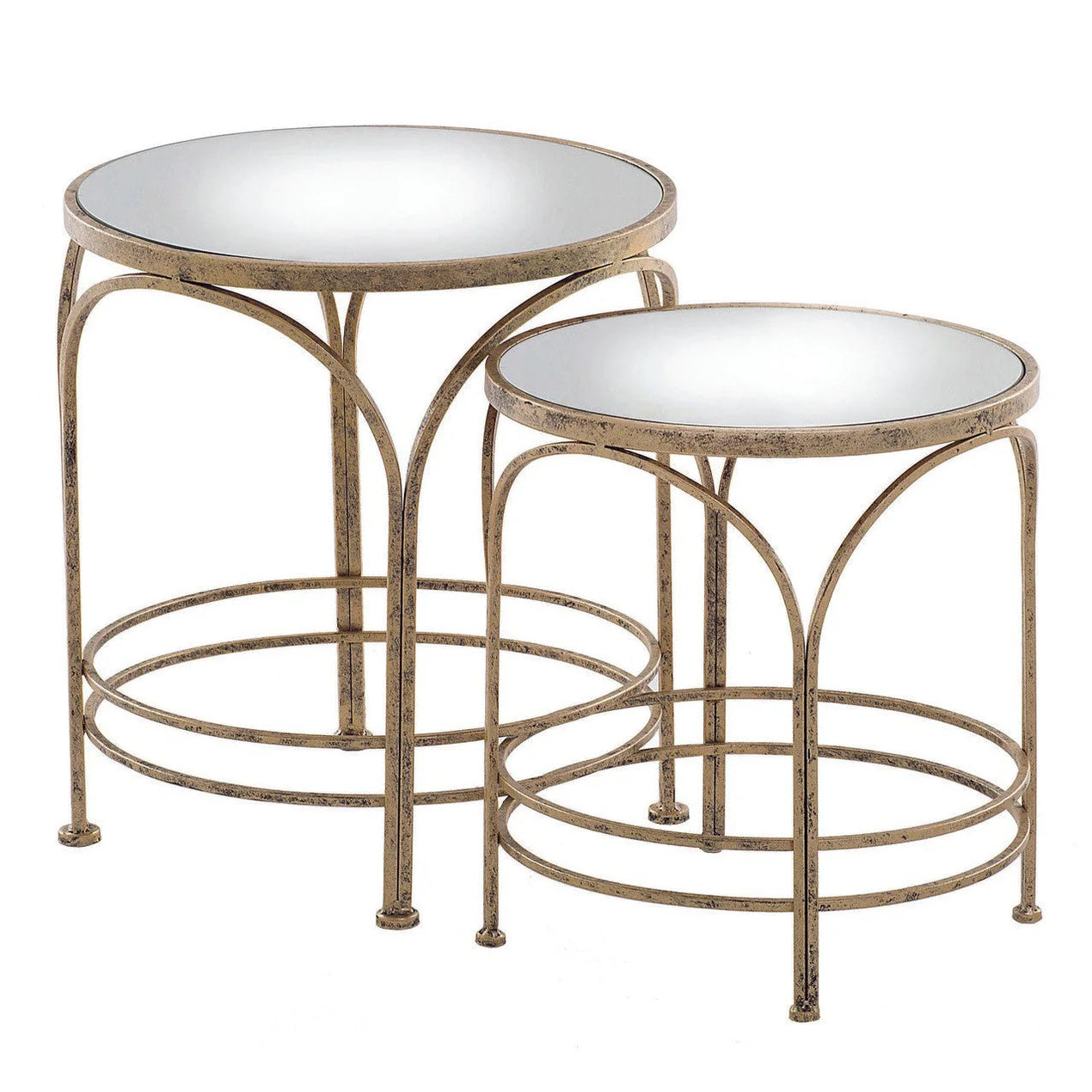 Renaissance 2 Nest of side Tables - Set of 2-Side table-Renaissance Design Studio