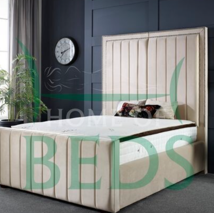 Renaissance Luxury bespoke Bed frame with fabulous tall headboard