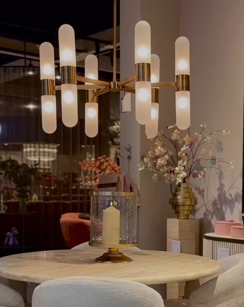 Renaissance Tanzy Bronze chandelier Reduced today-chandelier-Renaissance Design Studio