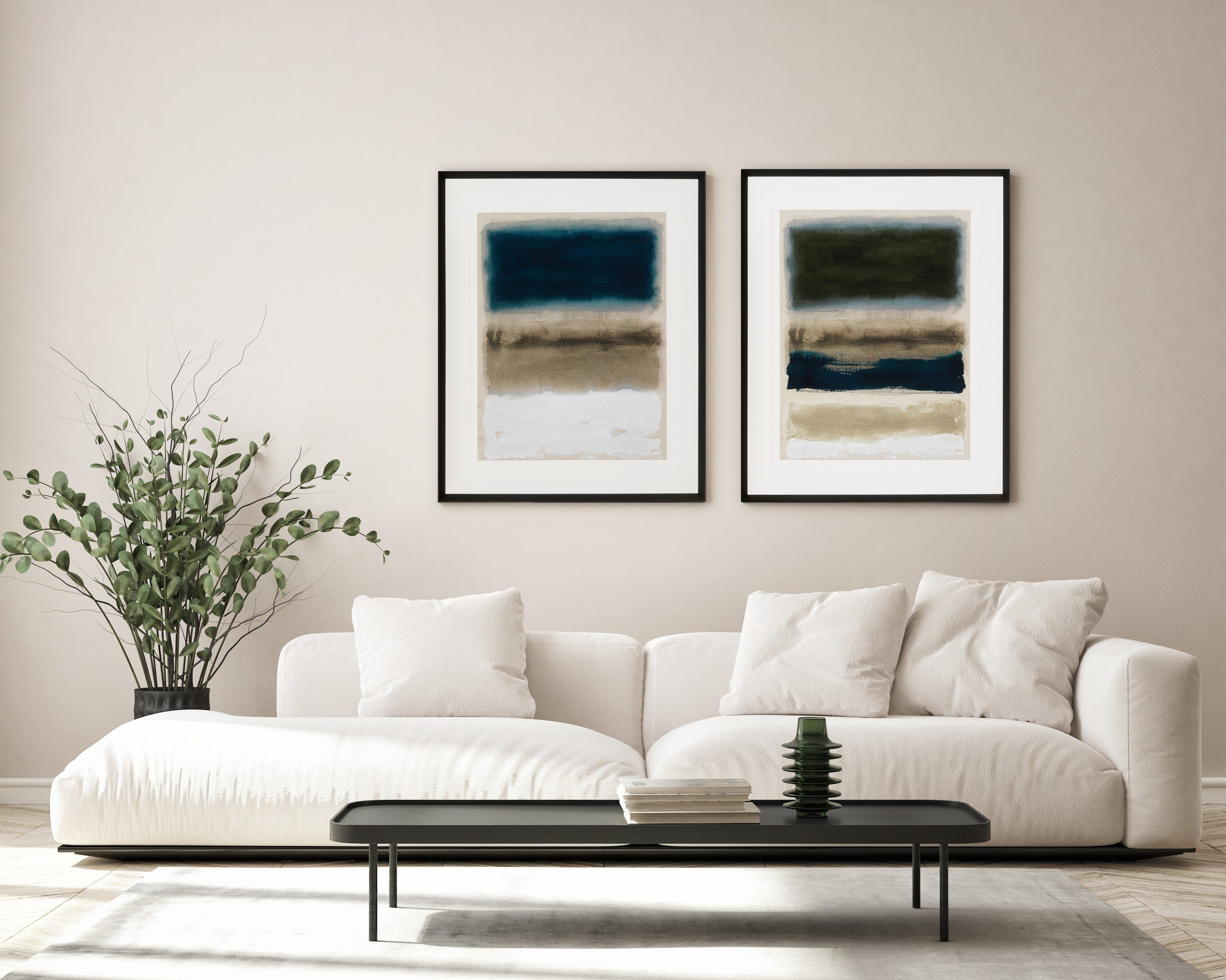 Resplendent Artwork. Hand made framed art work (each )-Wall Art-Renaissance Design Studio