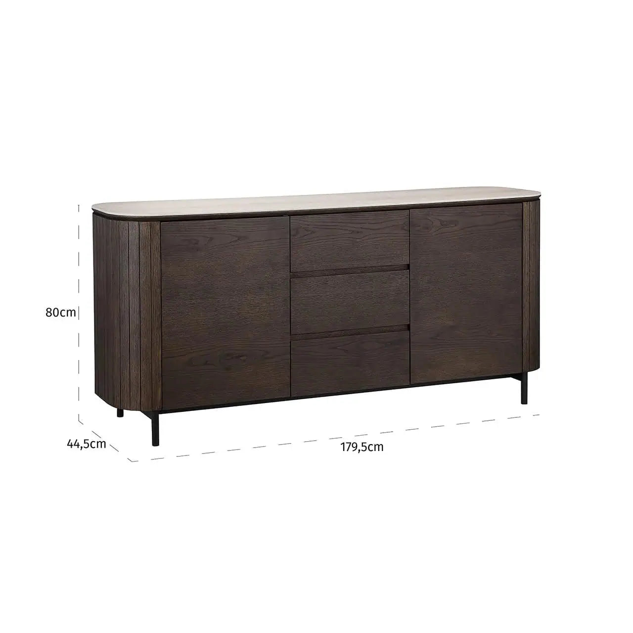 Rita large 2 door Sideboard-sideboard-Renaissance Design Studio