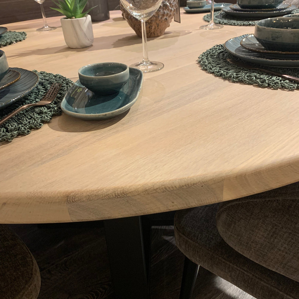 Riviera Dining Table 150cm w spider leg less 40%