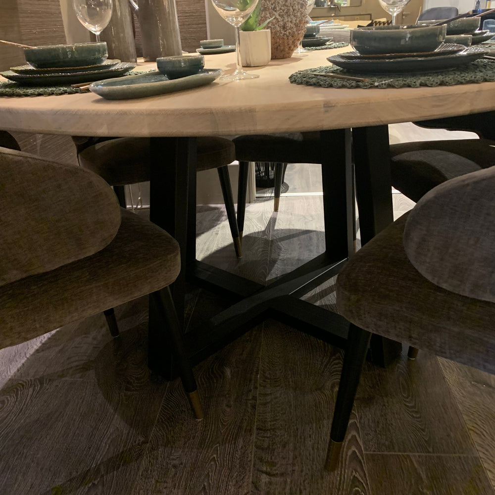 Riviera Dining Table 150cm w spider leg less 40%