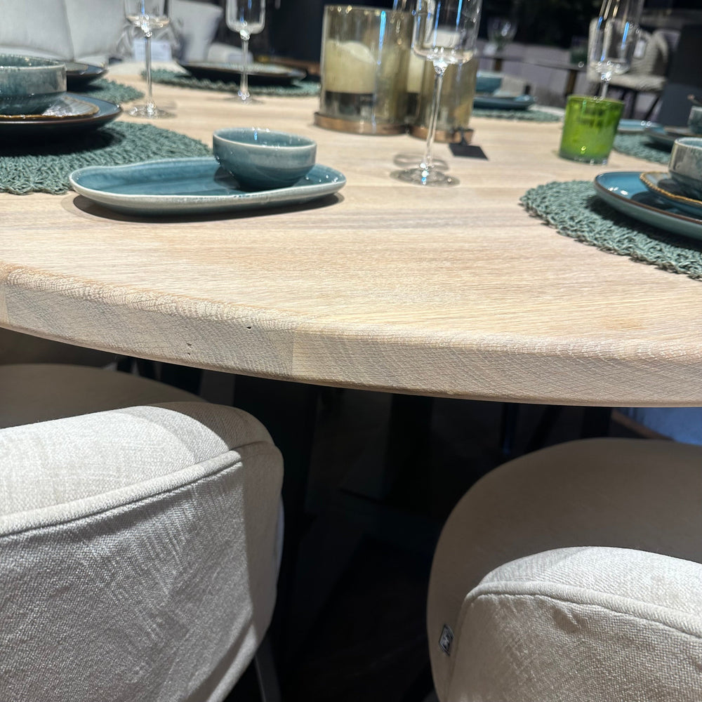 Riviera Dining Table 150cm w spider leg less 40%