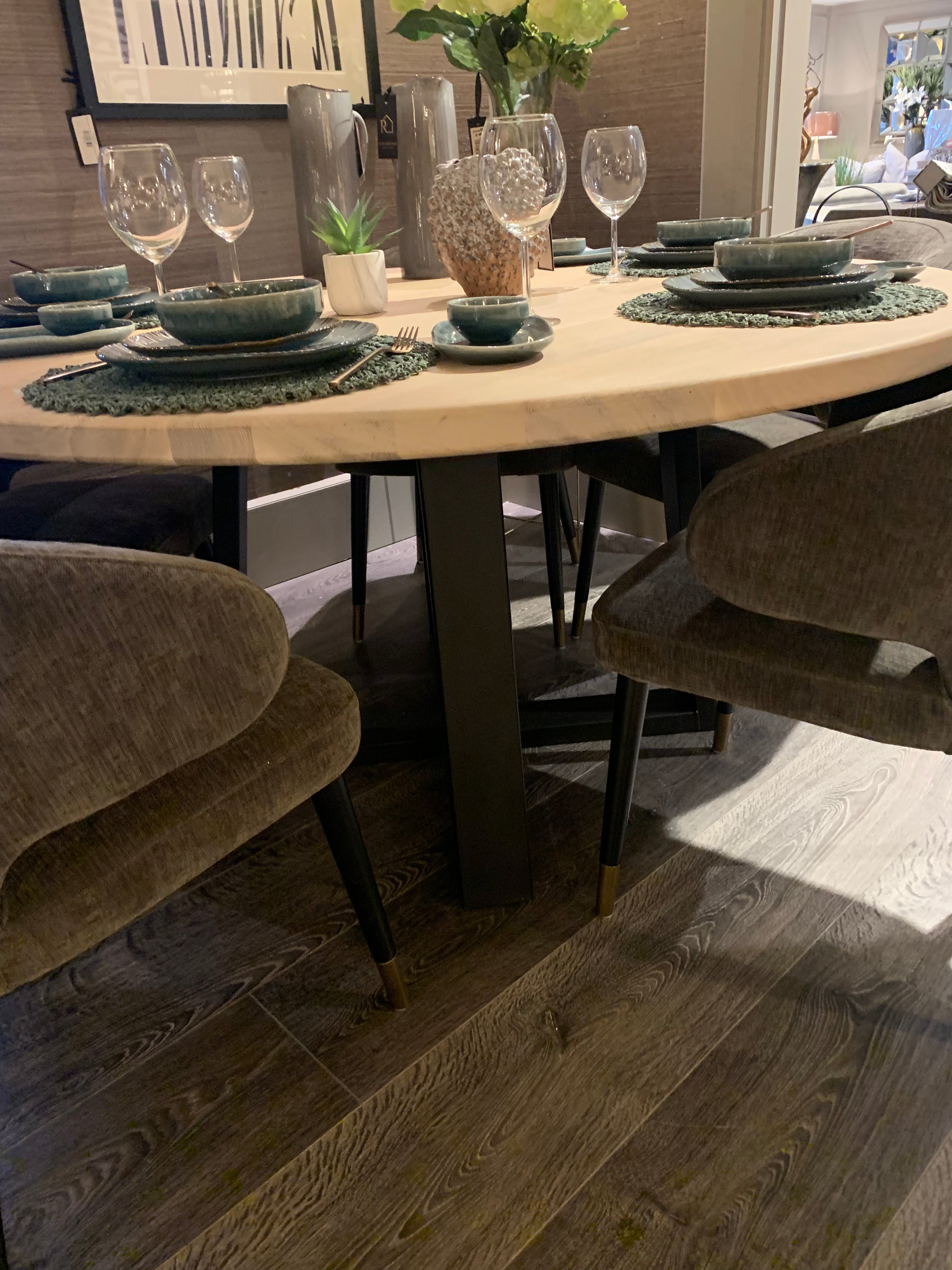 Riviera Dining Table 150cm w spider leg less 40%-Renaissance Design Studio