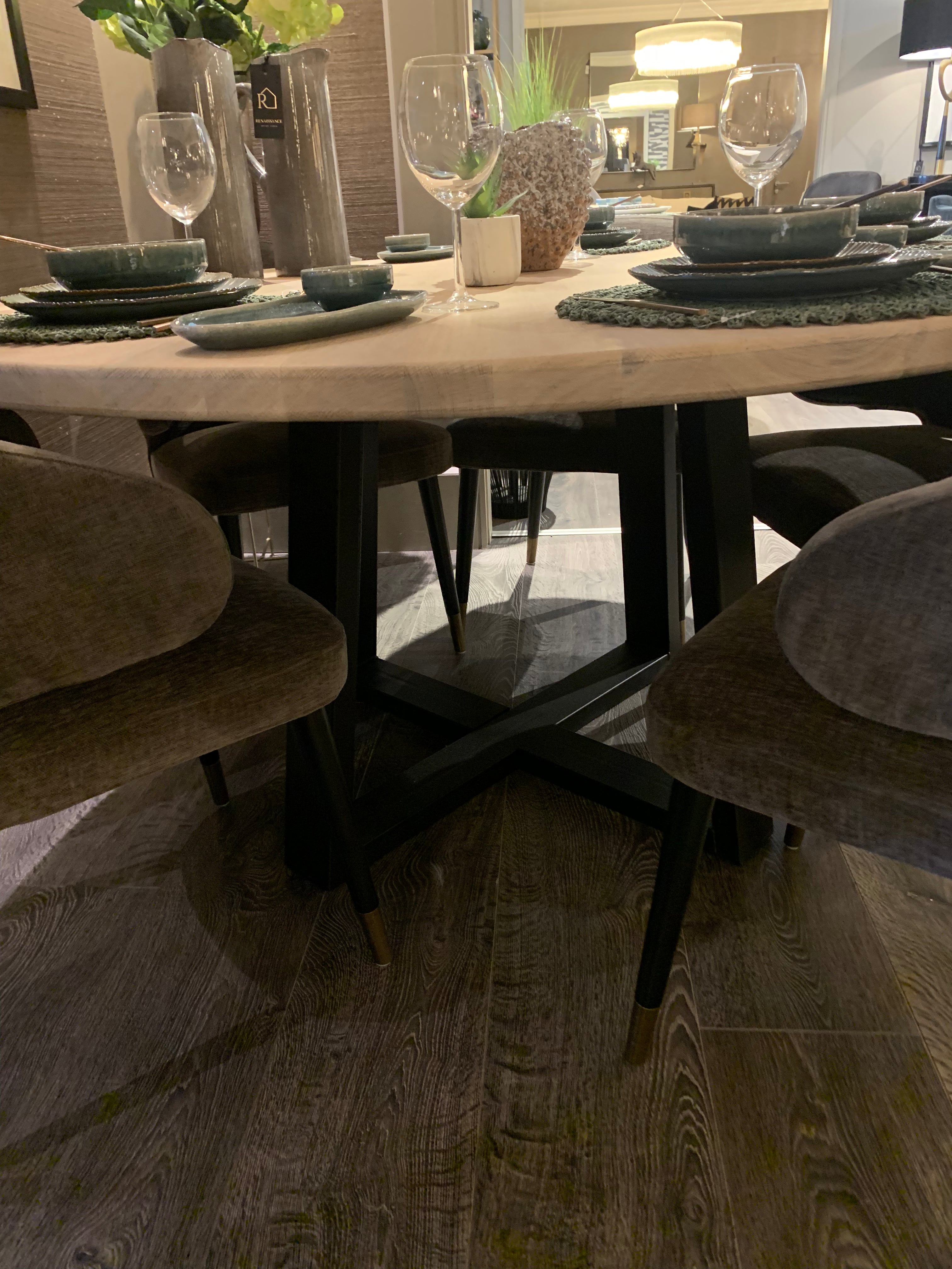 Riviera Dining Table 150cm w spider leg less 40%-Renaissance Design Studio