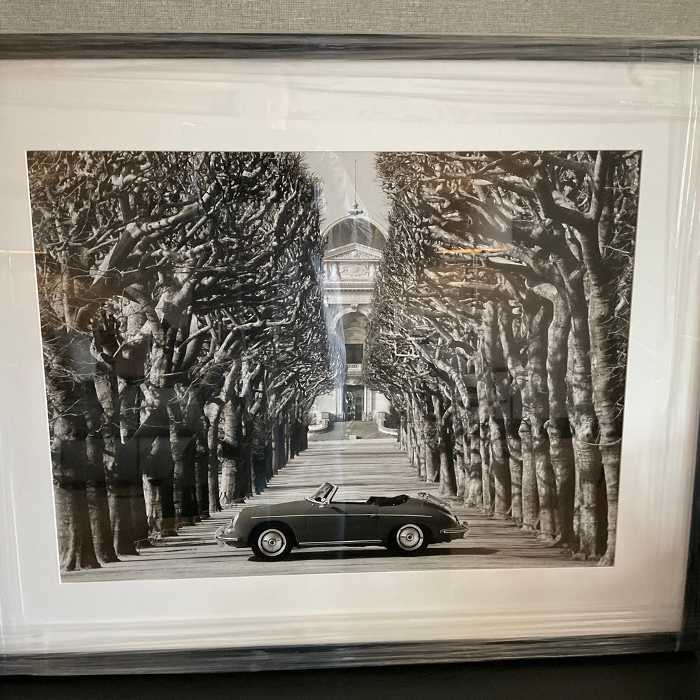 Roadster in Paris   Hand made framed art work 257