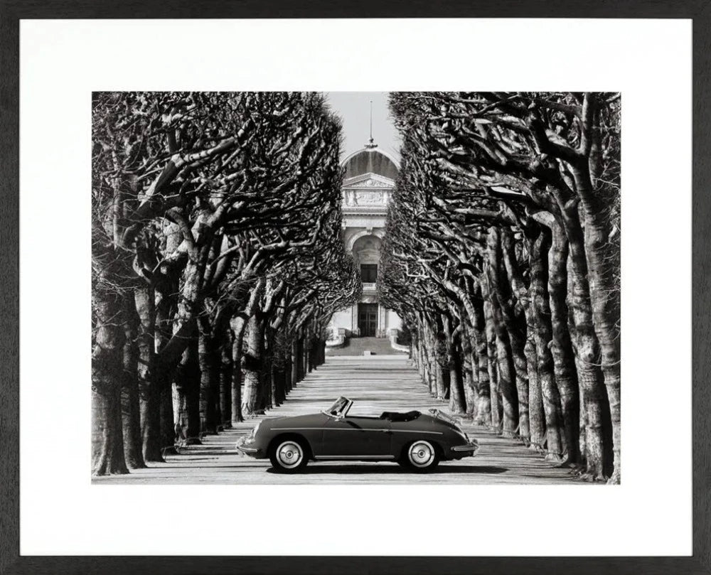 Roadster in Paris  Hand made framed art work 257