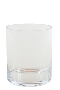 Round Clear Glass Vase 15cm. €27.95-Accessories-Renaissance Design Studio