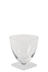 Round Clear Glass Vase with Frosted Base 15cm €49.95