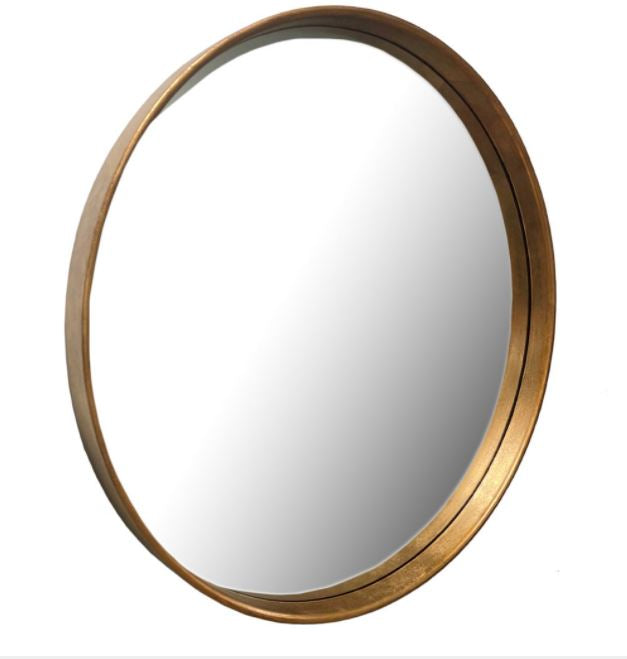Round Deep Frame Gold 70 CM Mirror NOW HALF PRICE-Renaissance Design Studio