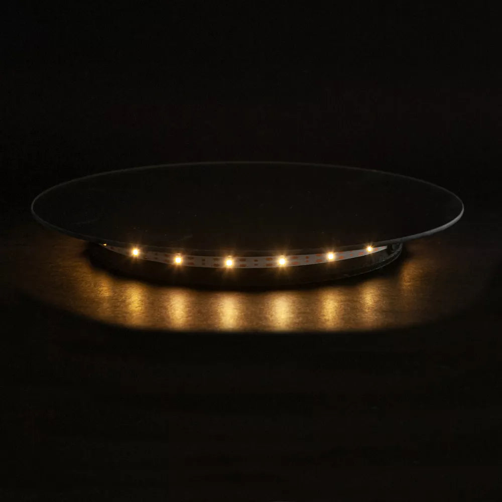 Round Mirror With LED Light-Mirrors-Renaissance Design Studio