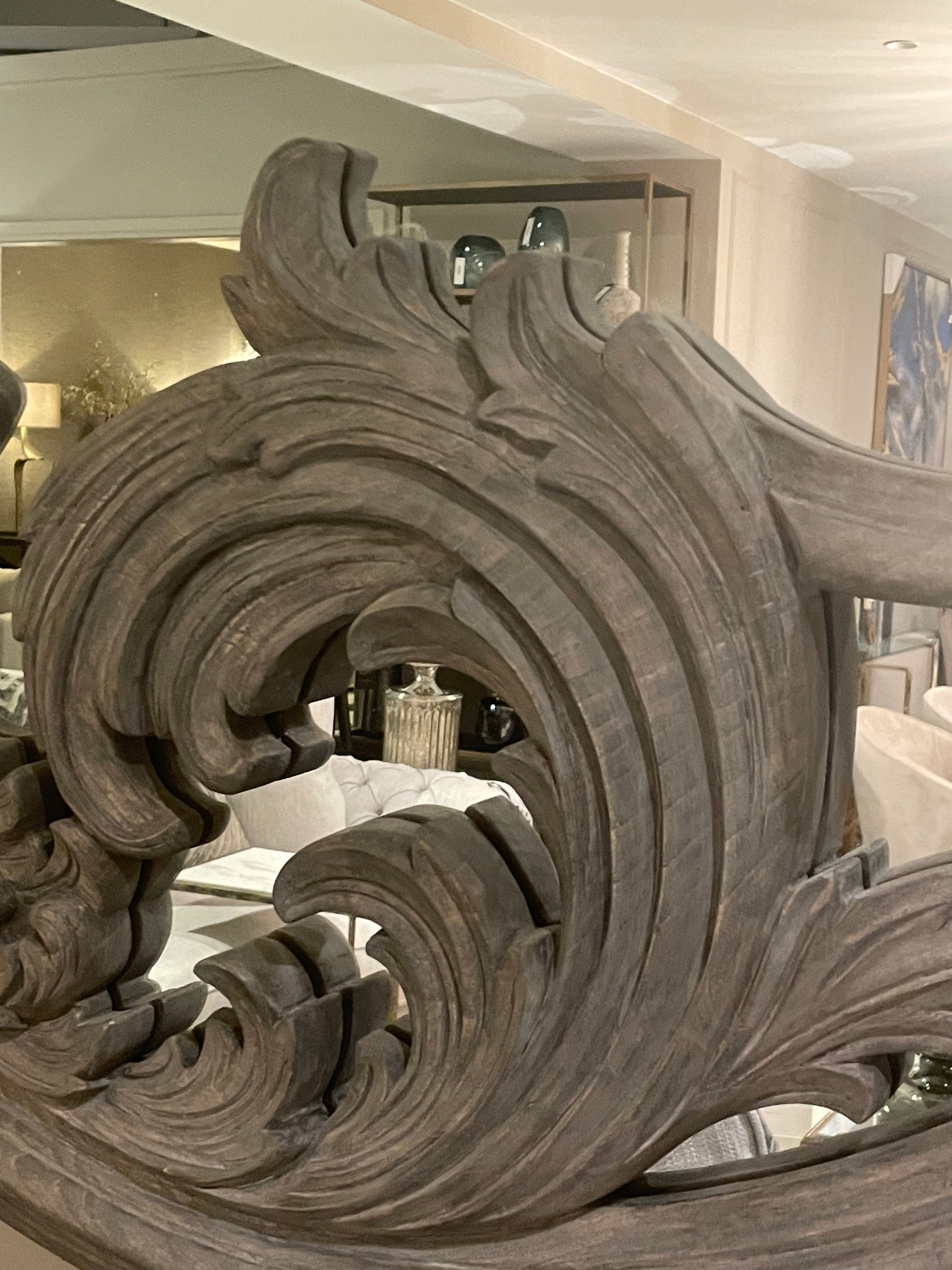 Roxborough Mirror hand carved 120 cm mirror Last One-Renaissance Design Studio
