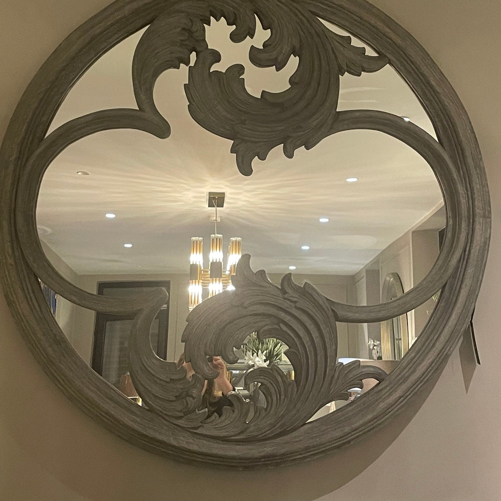 Roxborough Mirror  hand carved  120 cm mirror Last One